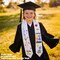 Preschool Prek Kindergarten Kids Graduation Stole Sash Class of 2026 Decorations DIY Customize Graduation Stole Graduation Sash Personalized Iron-On Decals Heat Transfer Vinyl HTV Numbers Letters Set